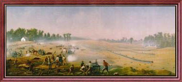 Sedgwick’s attack - NPS Photo, Original oil painting by James Hope