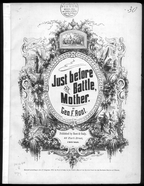 Just before the battle, mother / Geo. F. Root [sheet music]